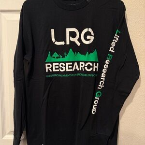 LRG Black Long Sleeve with Green Graphics